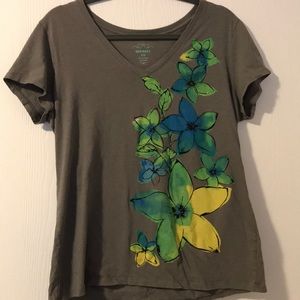 Floral tee